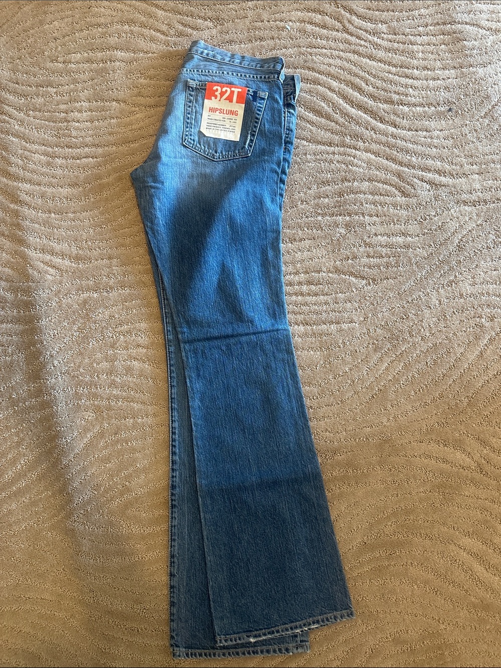 J. Crew Medium Blue Flared Hip-Slung Jeans